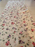 Handmade Pink Floral  Laura Ashley Fabric Table Runner 16 x 52 .5 ins