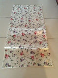Handmade Pink Floral  Laura Ashley Fabric Table Runner 16 x 52 .5 ins