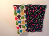 Handmade Reversible Cherry,Apple, Pear Placemats set of 2