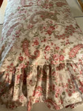 HANDMADE SHABBY CHIC VINTAGE PILLOW CASE WITH OR WITHOUT RUFFLE