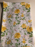 Handmade Yellow Floral Pillow Case/Cover