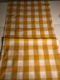 HANDMADE COUNTRY PLAID TABLE RUNNER 16.5 x72 inches